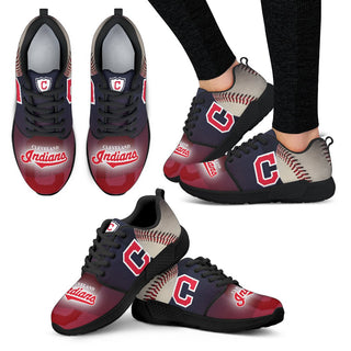 Pro Shop Cleveland Indians Running Sneakers For Baseball Fan