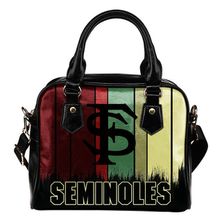 Vintage Silhouette Florida State Seminoles Purse Shoulder Handbag