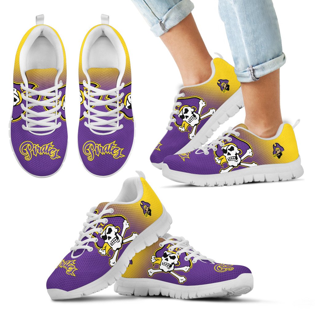 Awesome Unofficial East Carolina Pirates Sneakers
