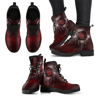 Magical Green Sun And Moon Dreamcatcher Oklahoma Sooners Boots