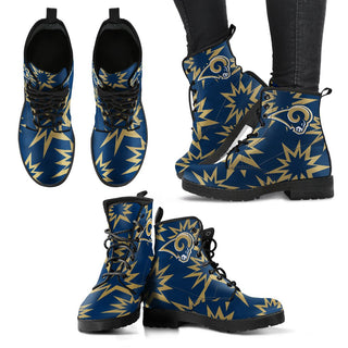 Dizzy Motion Amazing Designs Logo Los Angeles Rams Boots