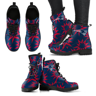 Dizzy Motion Amazing Designs Logo New England Patriots Boots