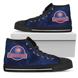 Cute Jurassic Park Chicago Cubs High Top Shoes