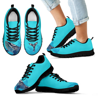 Whale Sneakers Couple Style Beautiful Lovely Fashion Ver 3