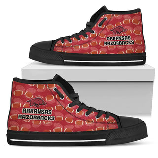 Wave Of Ball Arkansas Razorbacks High Top Shoes