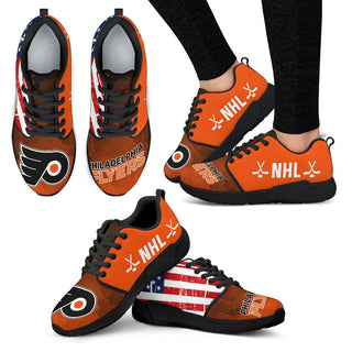 Awesome Fashion Philadelphia Flyers Shoes Athletic Sneakers
