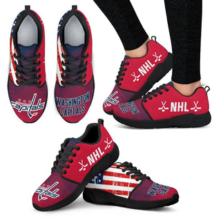 Awesome Fashion Washington Capitals Shoes Athletic Sneakers