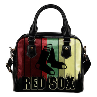 Vintage Silhouette Boston Red Sox Purse Shoulder Handbag