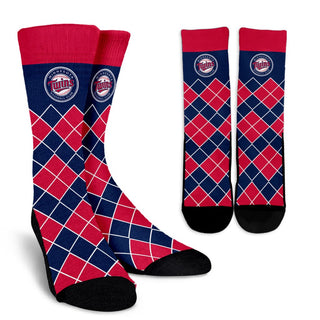 Gorgeous Minnesota Twins Argyle Socks