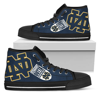 Straight Outta Notre Dame Fighting Irish High Top Shoes