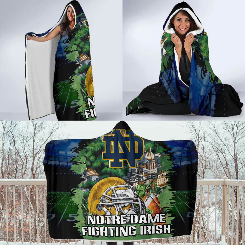 Special Edition Notre Dame Fighting Irish Hooded Blanket