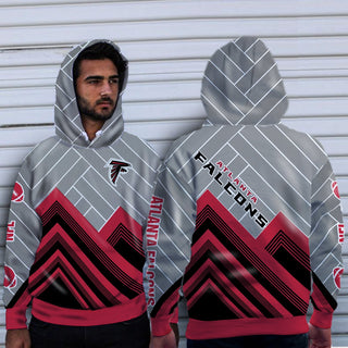 Fashion Cross Line Atlanta Falcons Hoodie