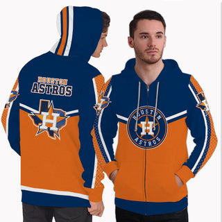 Strong Gorgeous Fitting Houston Astros Zip Hoodie