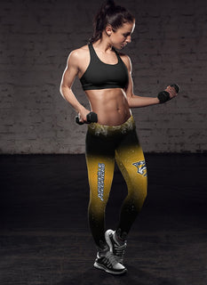 Inspired Cross Logo Nashville Predators Leggings