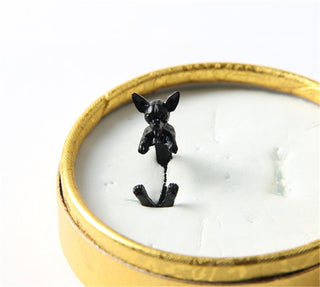 Vintage Chihuahua Dog Rings