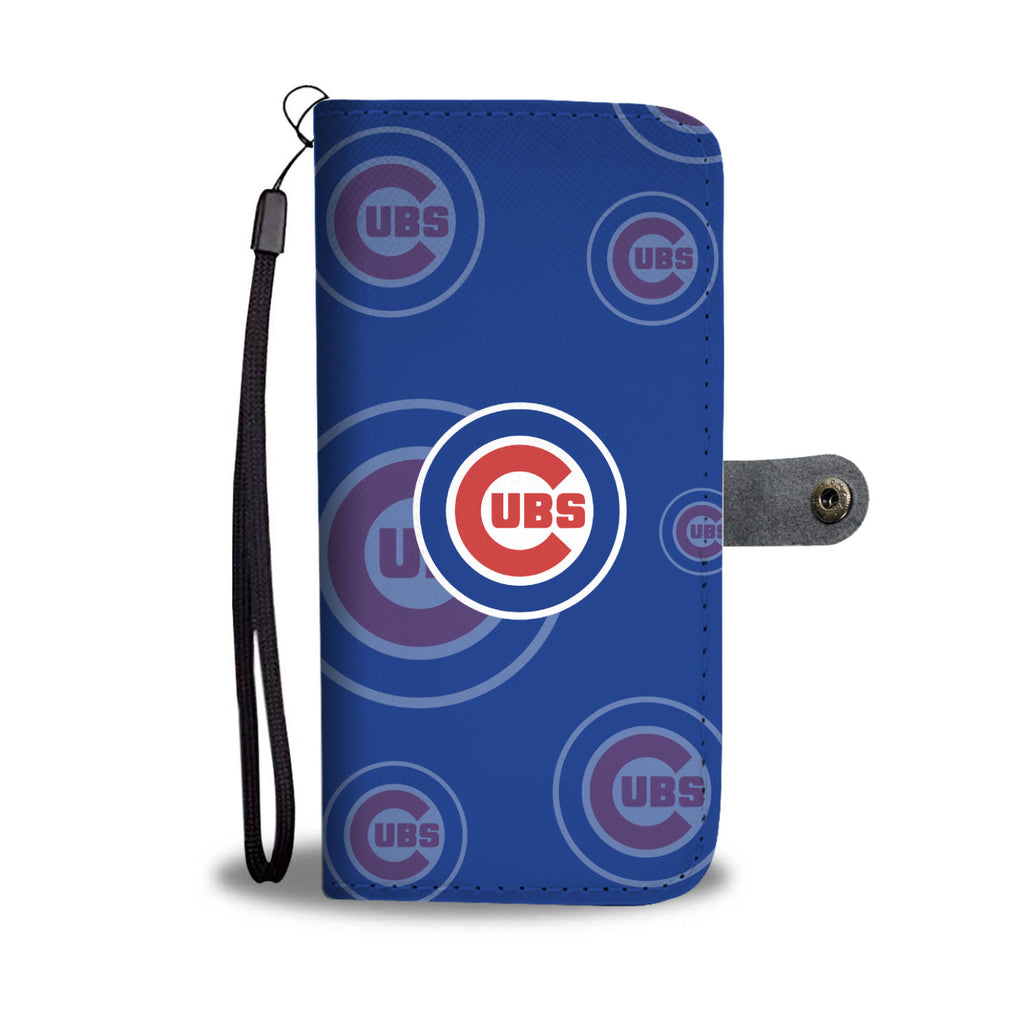 Chicago Cubs Logo Background Wallet Phone Cases