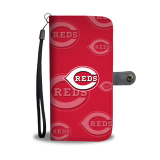 Cincinnati Reds Logo Background Wallet Phone Cases