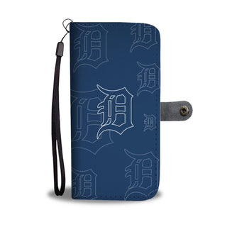 Detroit Tigers Logo Background Wallet Phone Cases