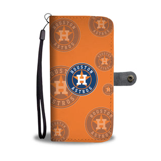 Houston Astros Logo Background Wallet Phone Cases