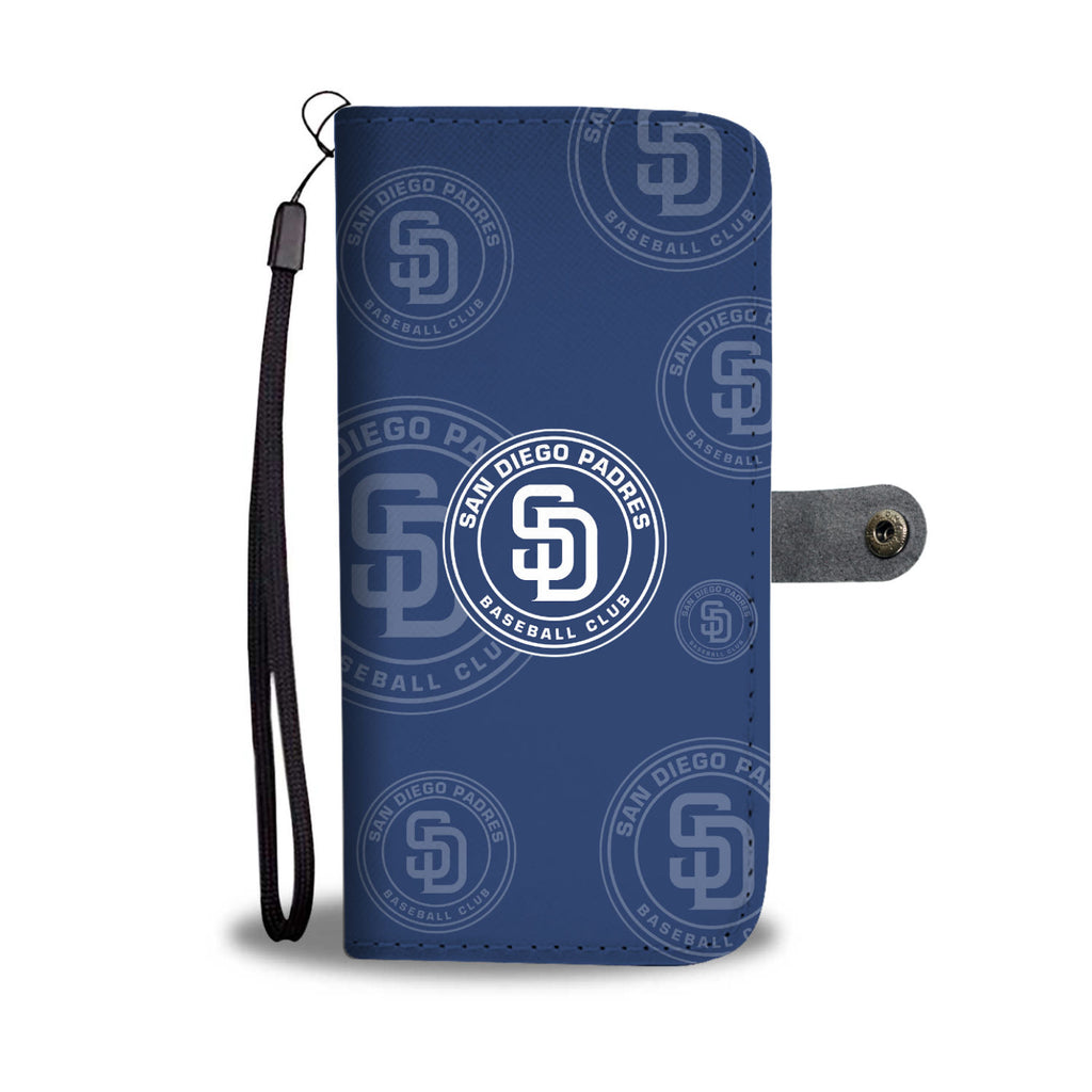 San Diego Padres Logo Background Wallet Phone Cases