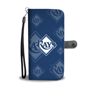 Tampa Bay Rays Logo Background Wallet Phone Cases