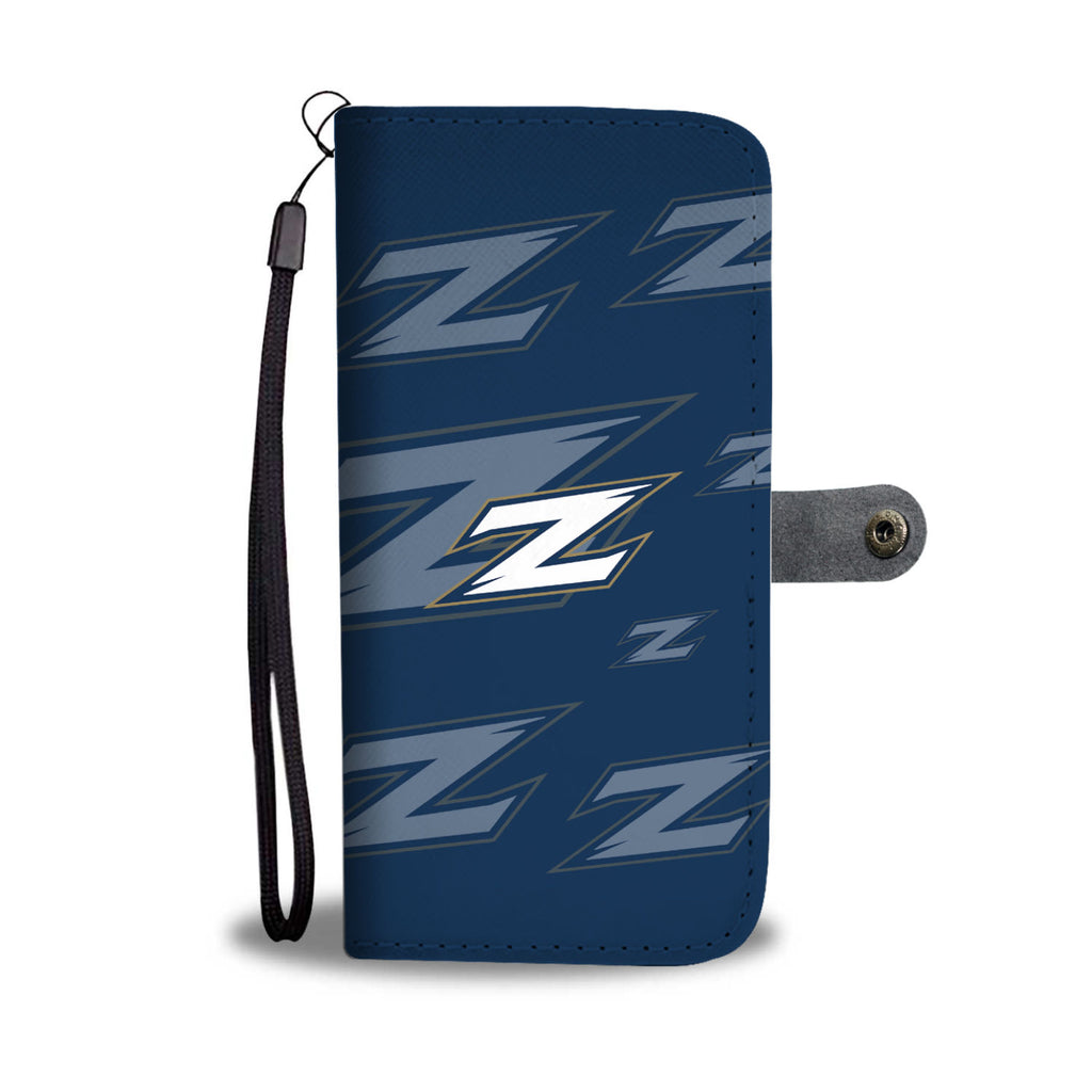 Akron Zips Logo Background Wallet Phone Cases