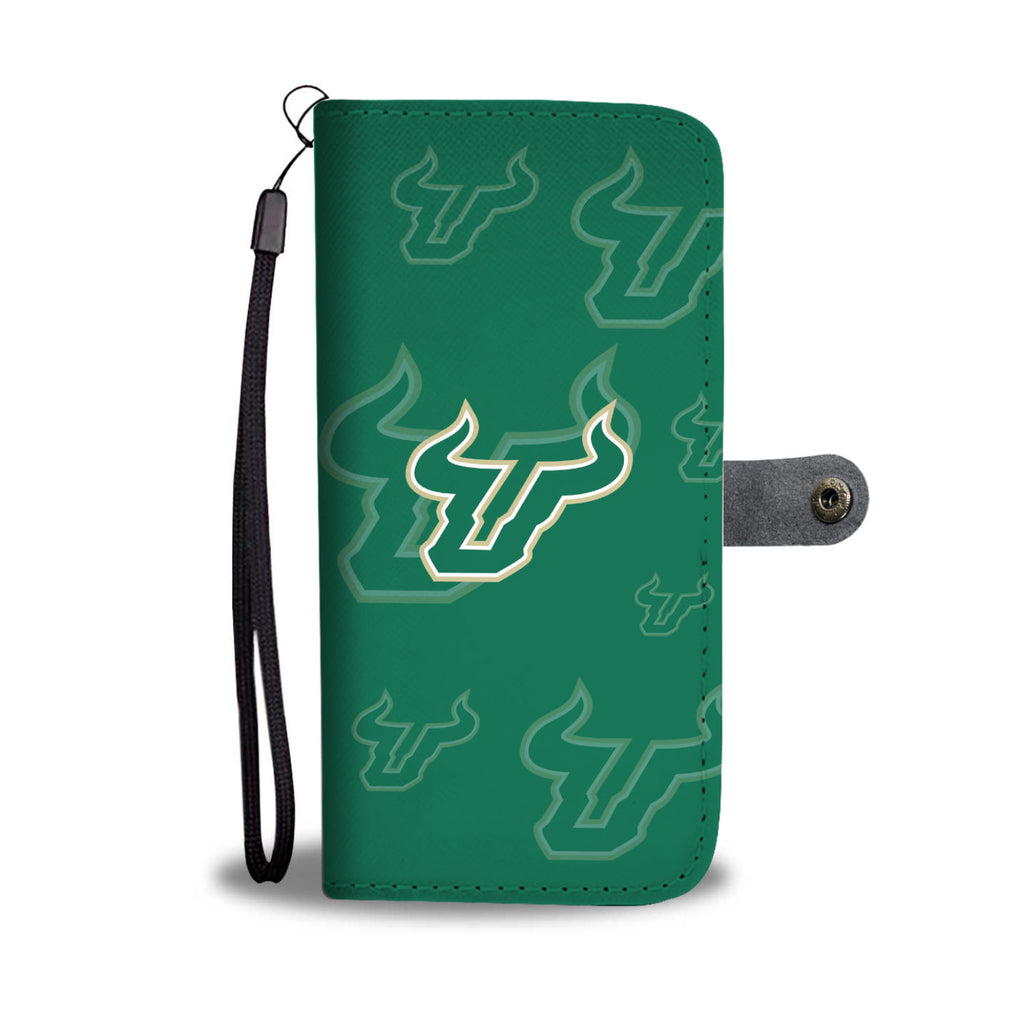 South Florida Bulls Logo Background Wallet Phone Cases