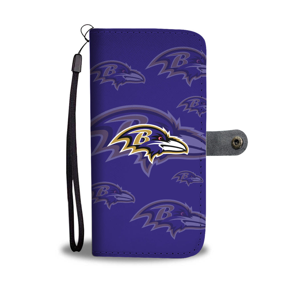 Baltimore Ravens Logo Background Wallet Phone Cases
