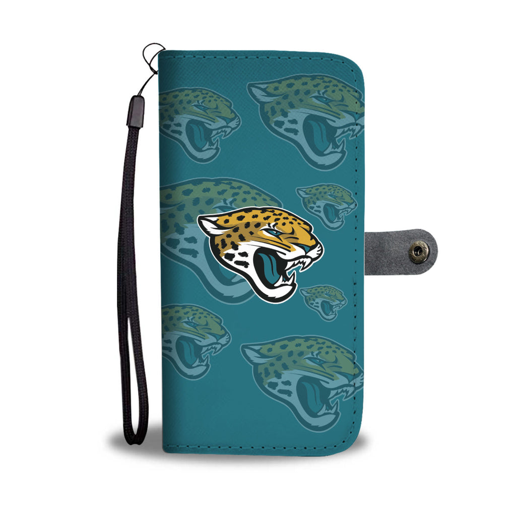 Jacksonville Jaguars Logo Background Wallet Phone Cases