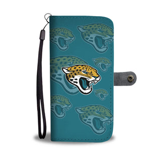 Jacksonville Jaguars Logo Background Wallet Phone Cases