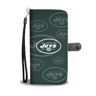 New York Jets Logo Background Wallet Phone Cases