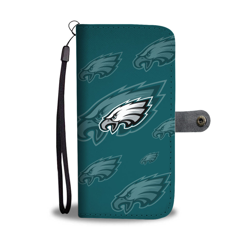 Philadelphia Eagles Logo Background Wallet Phone Cases