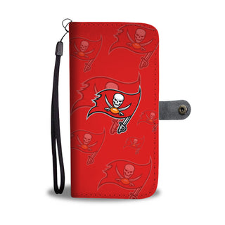 Tampa Bay Buccaneers Logo Background Wallet Phone Cases