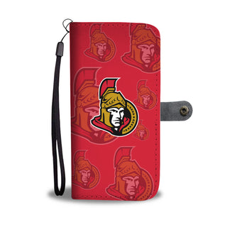 Ottawa Senators Logo Background Wallet Phone Cases
