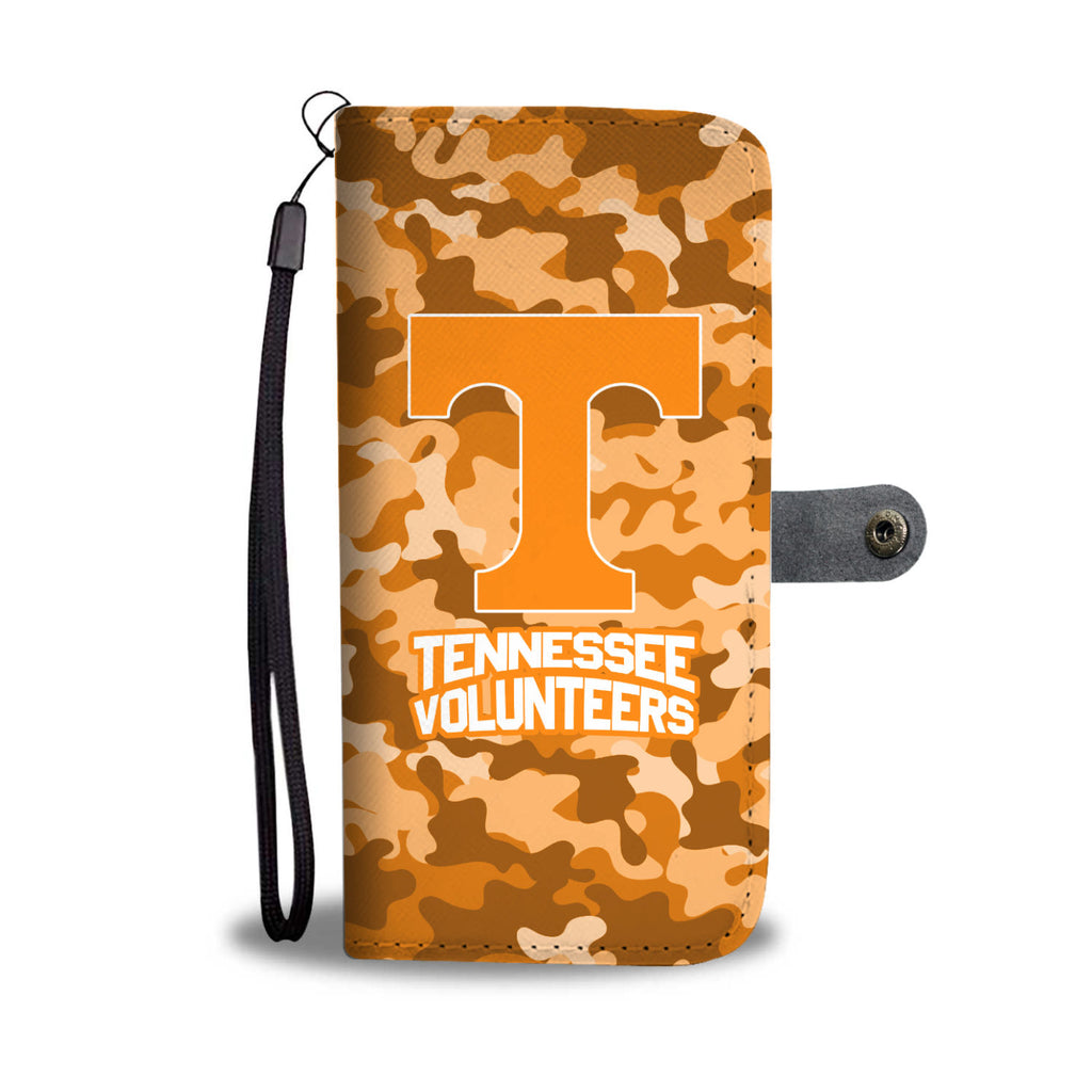 Gorgeous Camo Pattern Tennessee Volunteers Wallet Phone Cases