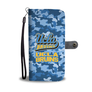 Gorgeous Camo Pattern UCLA Bruins Wallet Phone Cases