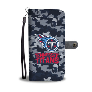 Gorgeous Camo Pattern Tennessee Titans Wallet Phone Cases