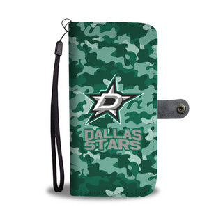 Gorgeous Camo Pattern Dallas Stars Wallet Phone Cases