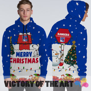 Funny Merry Christmas New York Rangers Hoodie 2019