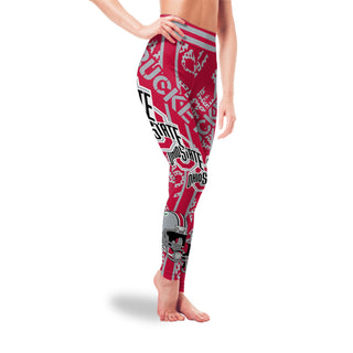 Unbelievable Marvelous Awesome Ohio State Buckeyes Leggings