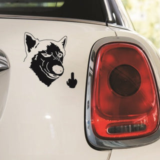 Husky Dog Head Stickers