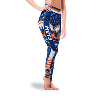 Small Line Circle Stylish Fashion New York Mets Leggings