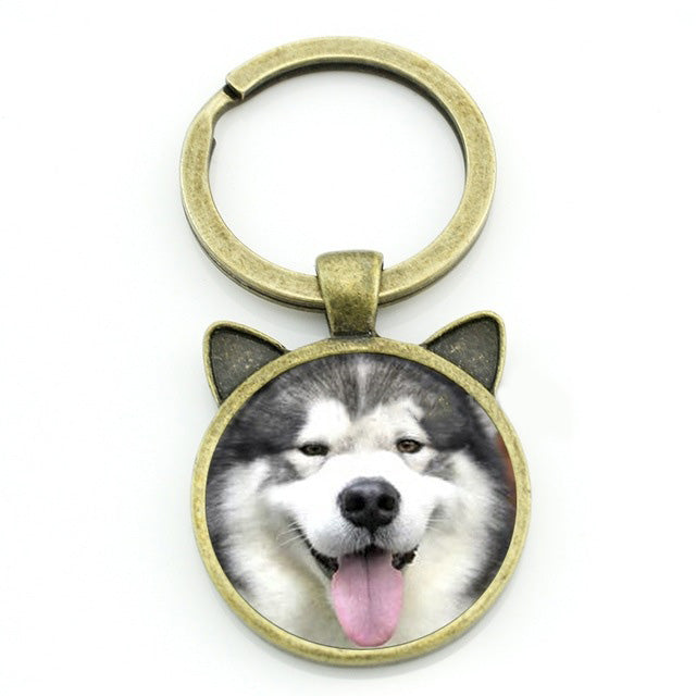 Happy Funny Dog Keychains
