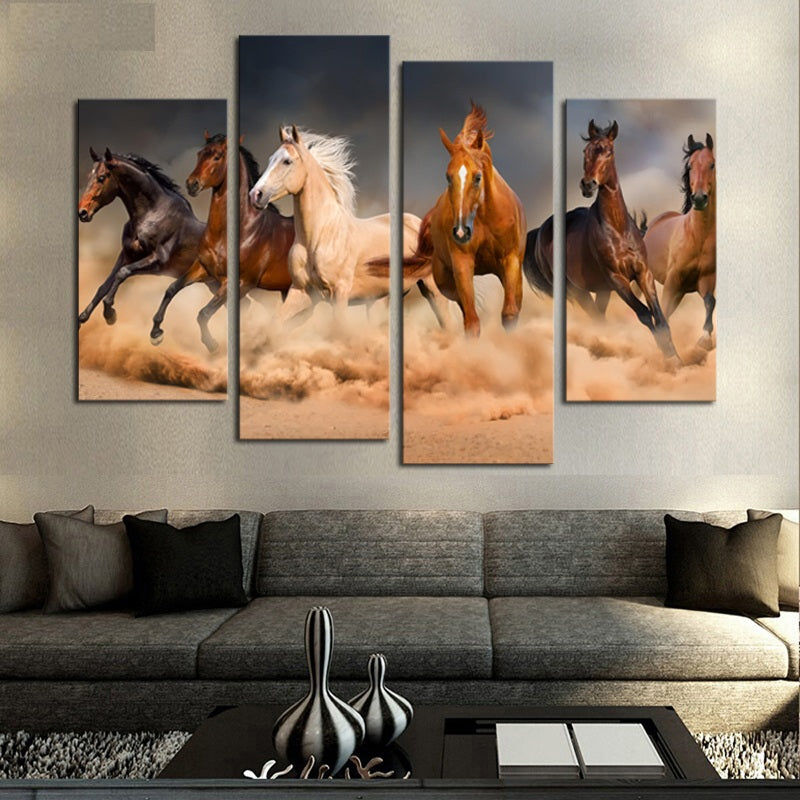 Horse Modern Home Wall Decor Canvas Picture Art