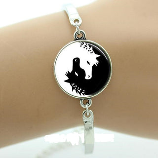 Black And White Horse Bracelets