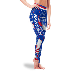 Small Line Circle Stylish Fashion New York Rangers Leggings
