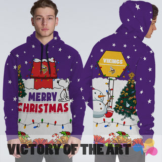 Funny Merry Christmas Minnesota Vikings Hoodie