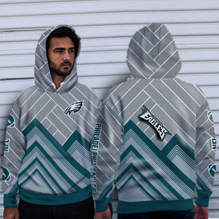 Simple Cross Line Philadelphia Eagles Hoodie