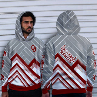 Simple Cross Line Oklahoma Sooners Hoodie