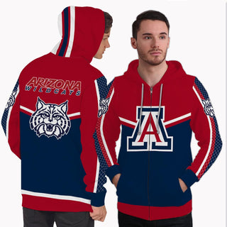 Strong Gorgeous Fitting Arizona Wildcats Zip Hoodie